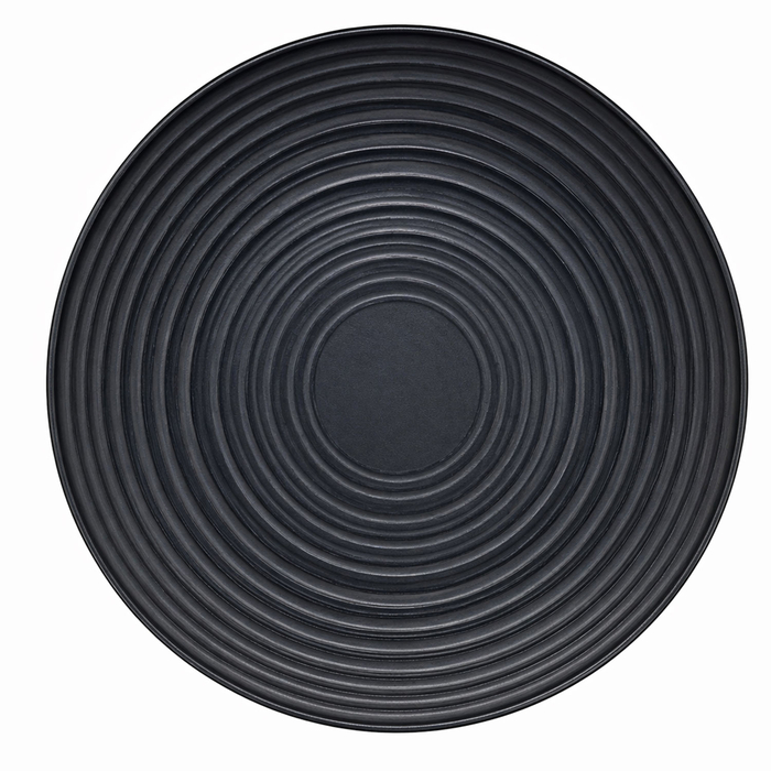 PRATO COUPE 21CM BLACK SAND AFRICA FF6020570454 - MESA CERAMICS - 05600498205854