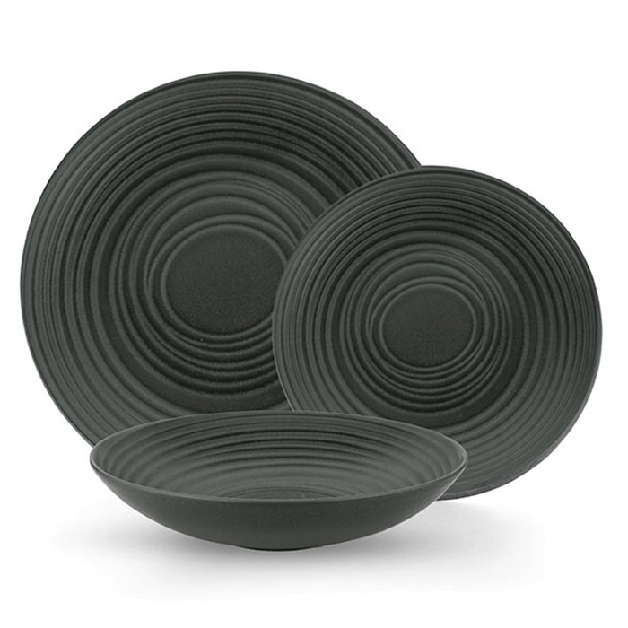 PRATO COUPE 27CM BLACK SAND CAFECLEAN FF6010570742 - MESA CERAMICS - 05600498205885