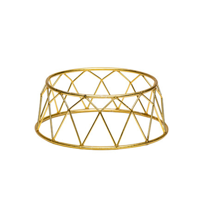 SUPORTE BUFFET CROWN GOLD Ø25/21XH10CM MST-ST904GD - STYLEPOINT - 4712947792127