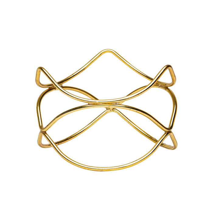 SUPORTE BUFFET ROUND GOLD 21.5X21X15CM MST-ST606GD - STYLEPOINT - 8718444376507