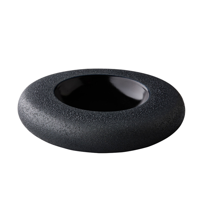 TAÇA DONUT VULCANIC BLACK Ø22XH5CM RD18535 - STYLEPOINT - 2890017748