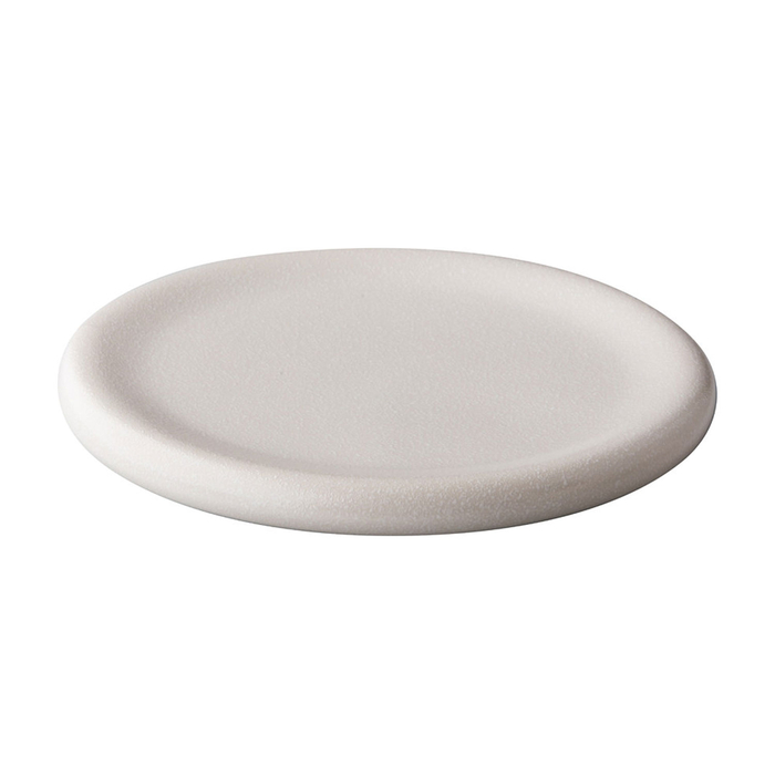PRATO STONE SATIN WHITE Ø24.5XH2.5CM RD18735 - STYLEPOINT - 2890017752