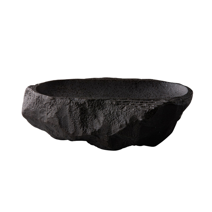 TAÇA OVAL STONE NATURAL 23X15XH6.5CM RD19102 - STYLEPOINT - 2890017754