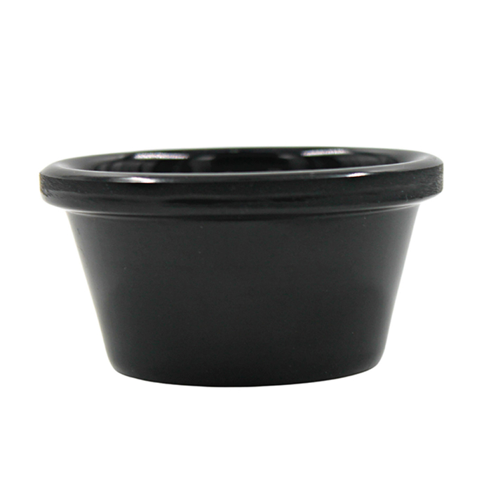 TAÇA MOLHOS MELAMAMI PRETA MORLEOS Ø72x37MM D183BK - PALMA & PALMA - 2910017875