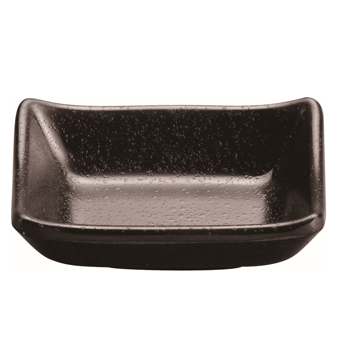 TAÇA MELAMINA FROSTED PRETA MORLEOS 93X70X30MM - PALMA & PALMA - 2910017888