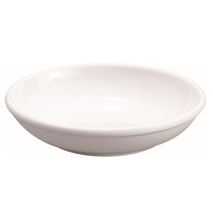 WHITE MELAMINE MORLEOS PLATE Ø91x20MM - PALMA & PALMA - 2910017897