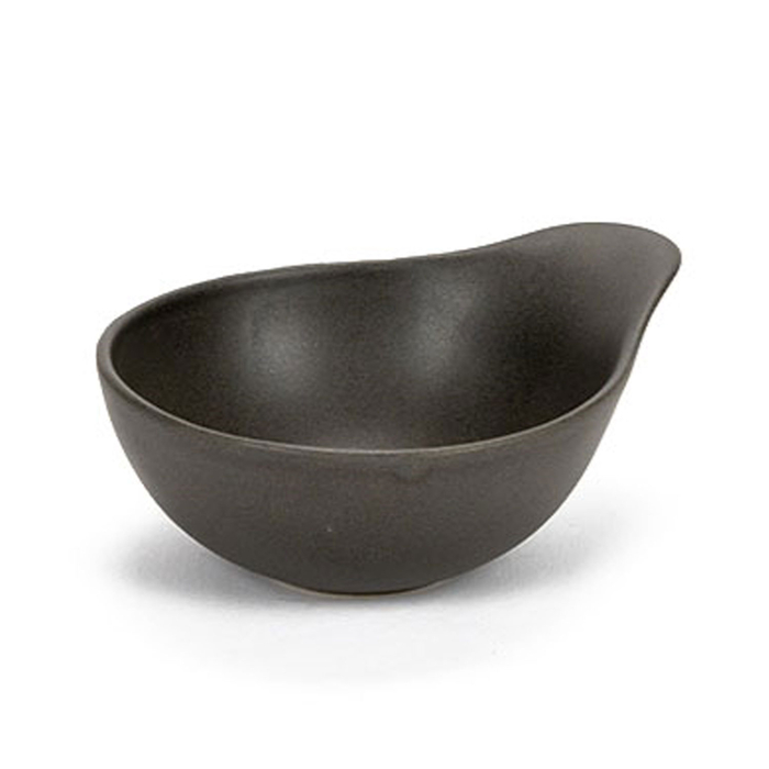 MIRA BLACK BOWL W/HANDLE Ø13XH4CM  - PALMA & PALMA - 2920017096