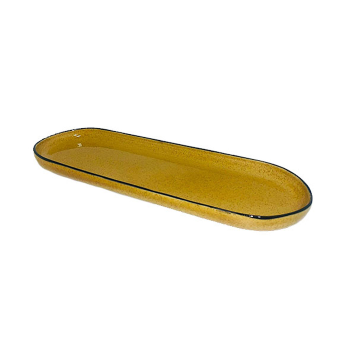 MIRA CITRINO MUSTARD TRAVESSA 35.5X11.8CM  - PALMA & PALMA - 2920017125