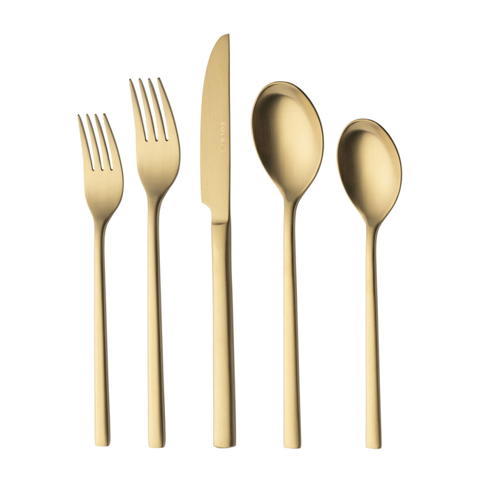 COLHER S/MESA MONTREUX PVD GOLD SATIN 12MONXMG012 - SOLA - 8720349529940