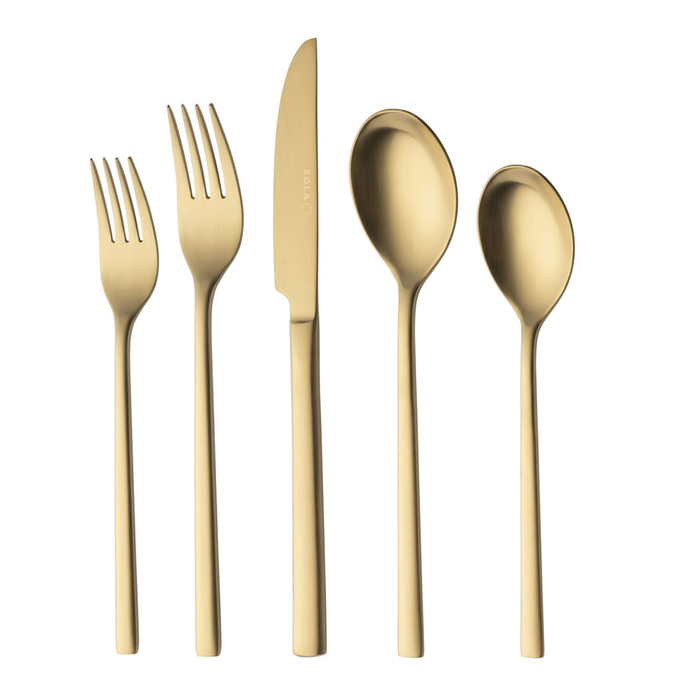 COLHER CHA MONTREUX PVD GOLD SATIN 12MONXMG302 - SOLA - 8720349530069