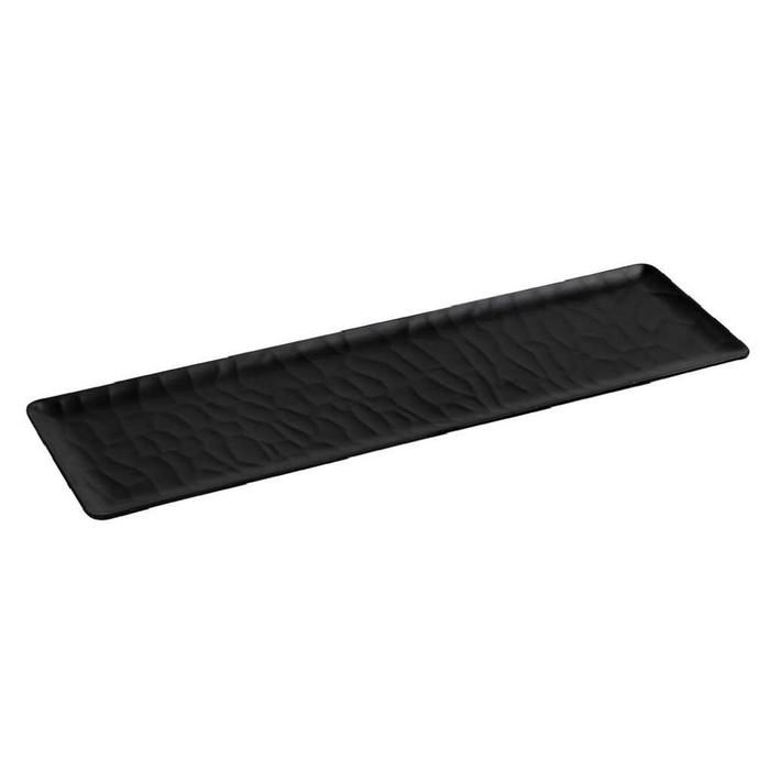 TRAVESSA MELAMINA WAVY PRETA GN2/4 MLB537K24-6 - ESPIEL - 8698811365450