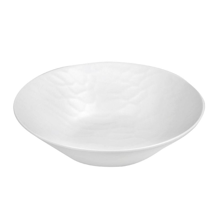 TAÇA CONICA MELAMINA WAVY BRANCA Ø34XH8CM MLW389K18-1 - ESPIEL - 8682815801717